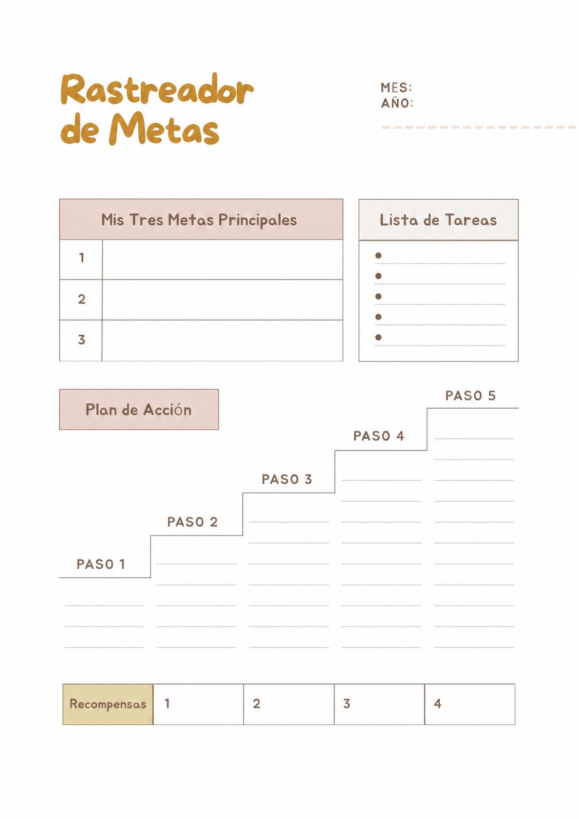 Páginas del planner mostrando modelos únicos creados para TDAH